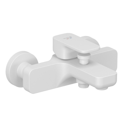 Смеситель Kludi RENON 426915375 настенный белый матовый без термостата