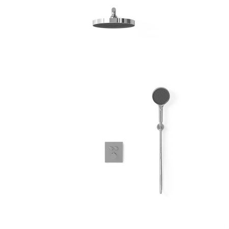 Душевая система Vincea VSFW-3I21T2CH встраиваемая в стену цвет хром с термостатом