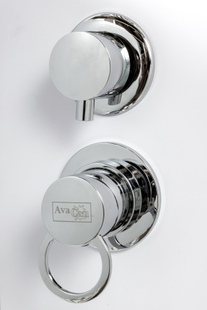 Душевая кабина AvaCan D511S 110х110 четверть круга с крышей ориентация универсальная