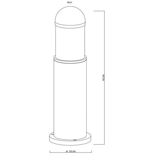 Уличный светильник Arte Lamp Coppia (Цоппиа) A5217PA-1BK - фото 3