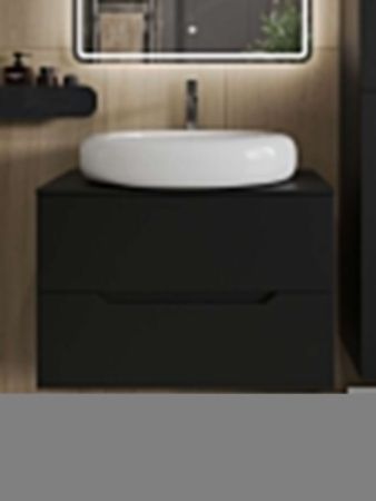 Тумба с раковиной Orange Line Li-80TubMDF+B08-640W 80х50