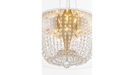 Люстра подвесная Lumina Deco Disposa (Диспоса) LDP 7018-500 PR+F.GD