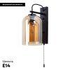 Бра Arte Lamp Paio (Паио) A7015AP-1BK