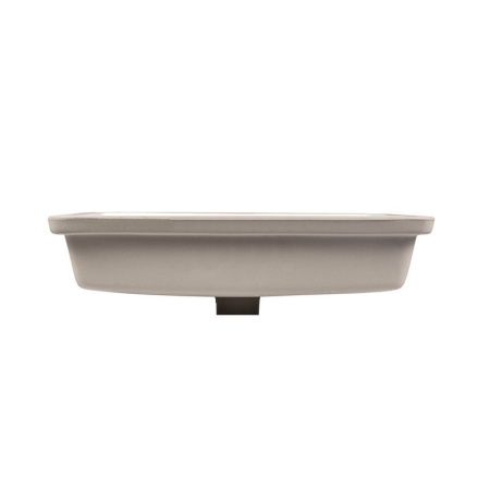 Раковина из сантехнического фарфора Bond Cube S99-600 60х40 встраиваемая цвет белый без отверстий под смеситель