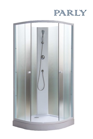 Душевая кабина Parly Effect TMF911 85х85 четверть круга без крыши ориентация универсальная
