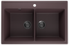 Кухонная мойка Ulgran Quartz Ruma 780-06 78х51 цвет темно-коричневый