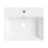 Раковина из сантехнического фарфора Wellsee Graceful Pro 150902000 50х40 накладная цвет белый 1 отверстие под смеситель