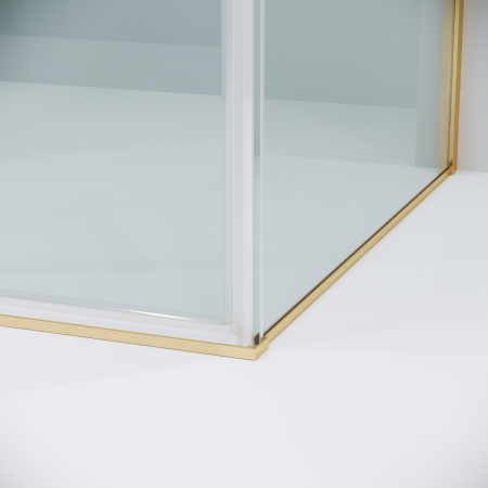 Боковая стенка Grossman Galaxy 200.K33.01.100.32.00 100x195 стекло прозрачное профиль золото сатин