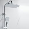 Душевая стойка Shevanik S4036 настенная цвет хром