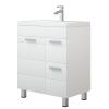Тумба под раковину Corozo Денвер SD-00000530 60х40 напольная цвет белый