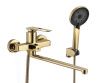 Смеситель для ванны и душа Savol S-009024B настенный золото