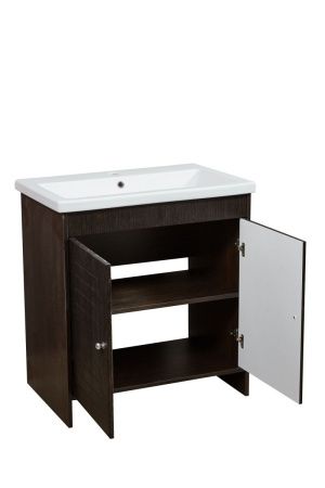 Тумба под раковину Stella Polar Монтоне SP-00000161 80х40 напольная цвет коричневый