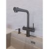 Смеситель для кухни Grandex Aqua Integra-SP 9020493 на мойку графит