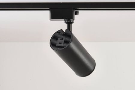 Трековый однофазный светильник Crystal Lux Basic (Басиц) CLT 0.31 021 BK 3CCT ZOOM