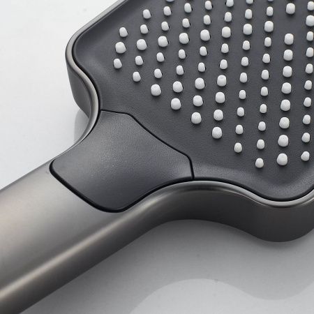 Душевая стойка Shevanik S6826T настенная цвет оружейная сталь