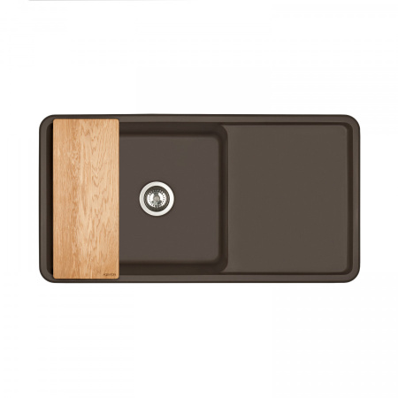 Кухонная мойка Aquaton Беллис 1A725132BS280 97х51 цвет коричневый