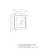 Зеркало Aquaton Каспер 1A283402CR0E0 50х50 подвесное
