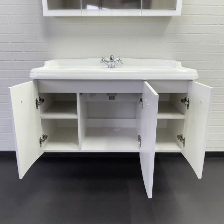 Тумба с раковиной Comforty Палини 00-00019754CF 100х50 подвесная цвет белый