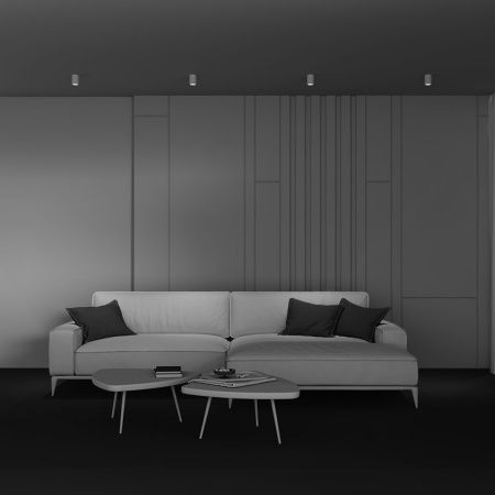 Светильник потолочный Maytoni Technical Conik gyps (Коник гипс) C001CL-GU10-W