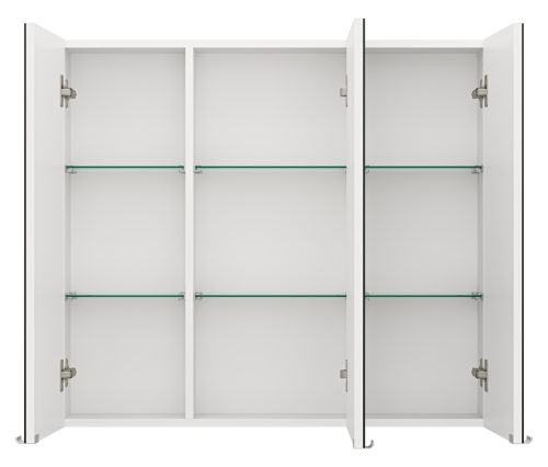 Зеркало-шкаф Misty Аура Э-Аур02090-01 90х15х80 подвесной цвет белый - фото 3 Зеркало-шкаф Misty Аура Э-Аур02090-01 90х15х80 подвесной цвет белый - фото 3