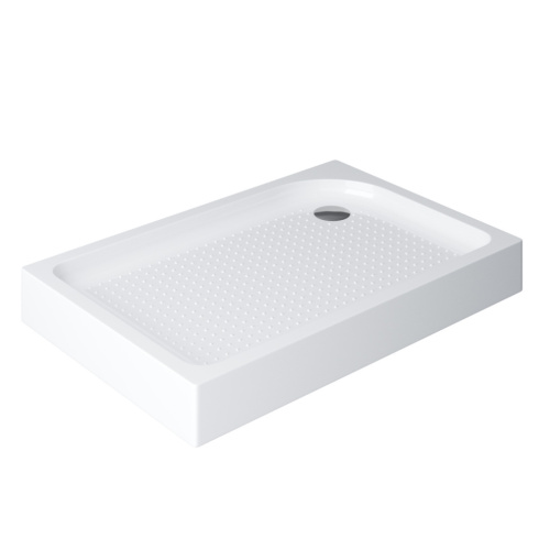 Душевой поддон BelBagno TRAY-BB-AH-100/80-15-W-R 100х80 акрил белый - фото 2