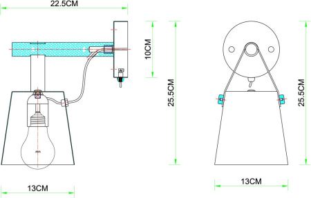 Бра Arte Lamp Thomas (Тхомас) A7032AP-1BK