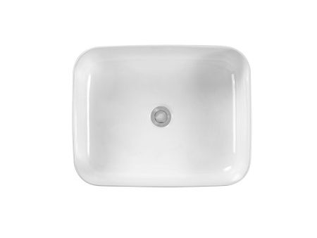 Раковина из сантехнического фарфора Aquatek ВЕГА AQ5515-00 50х40 накладная цвет белый без отверстий под смеситель