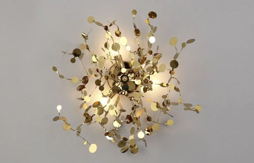 Светильник настенный Crystal Lux Garden (Гарден) GARDEN AP-PL3 D400 GOLD - фото 3
