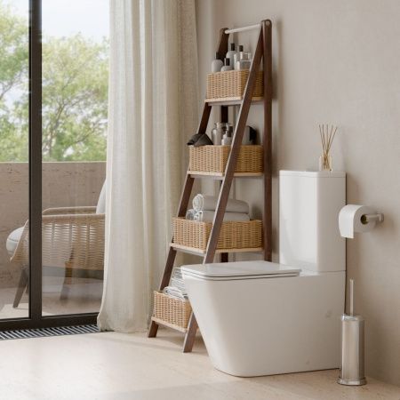 Унитаз-компакт напольный с бачком Iberica Blanca Toledo maxi IB.TLM.124.1B1 белый с сиденьем микролифт безободковый смыв торнадо