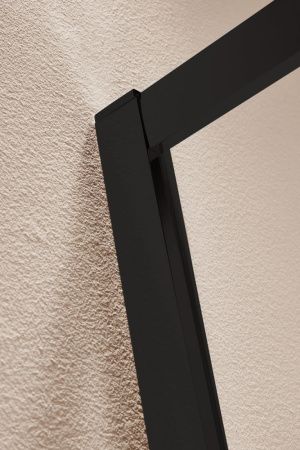 Душевая дверь Cezares ECO ECO-O-BF-1-120-C-NERO 120х190 стекло прозрачное профиль черный