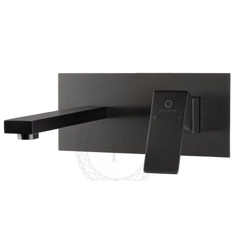 Смеситель для раковины Filarete Fing FL4040BG встраиваемый в стену графит - фото 4