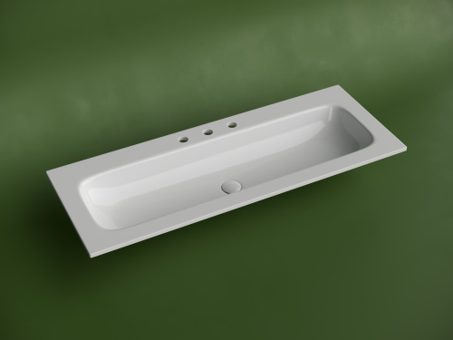 Раковина Ceramica Nova GRACE 121 см CN7024 накладная цвет белый - фото 2
