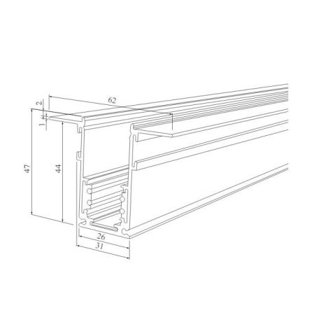 Шинопровод встраиваемый Elektrostandard Slim Magnetic (Слим Магнетиц) 4690389179075