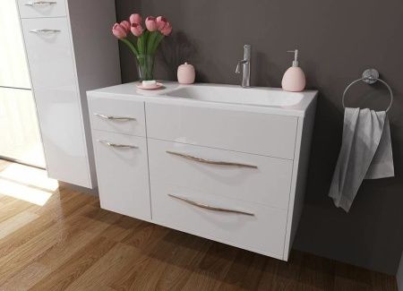 Тумба с раковиной Эстет Barcelona ФР-00003596 90х40 подвесная цвет белый