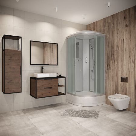 Душевая кабина Niagara Classic 33021424 100х100 четверть круга с крышей ориентация универсальная