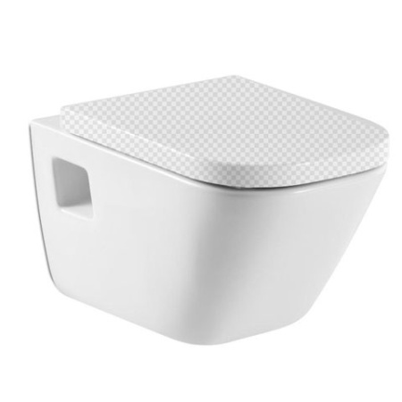 Чаша унитаза подвесная Roca GAP 7.3464.7.700.0 цвет белый без сиденья каскадный смыв