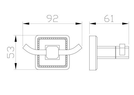 Крючок Wonzon & Woghand Roma WW-7225
