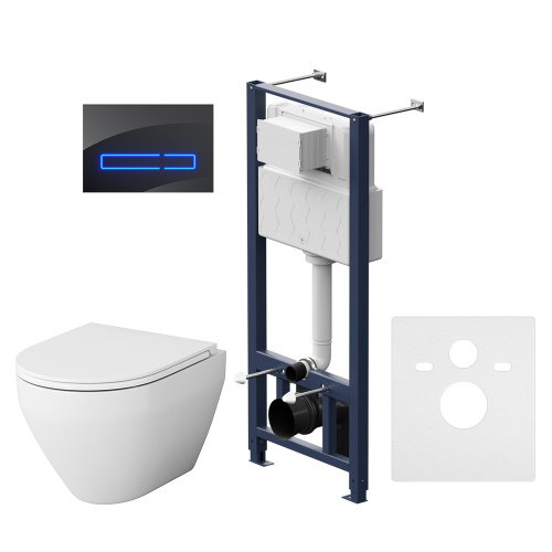 Комплект унитаз с инсталляцией с клавишей смыва Am.Pm Spirit V2.0 IS450A38.701700 - фото 2 Комплект унитаз с инсталляцией с клавишей смыва Am.Pm Spirit V2.0 IS450A38.701700 - фото 2