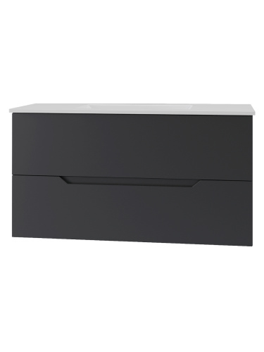Тумба с раковиной Orange Line Li-100Tub+Ra 101,5х46,5х54,1 - фото 2