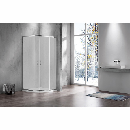 Душевой уголок Azario MILTON AZ-ND2142 900 FOG 90х90 стекло матовое профиль хром без поддона