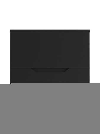 Тумба под раковину Orange Line Li-60TubMDF 60х50 подвесная цвет черный