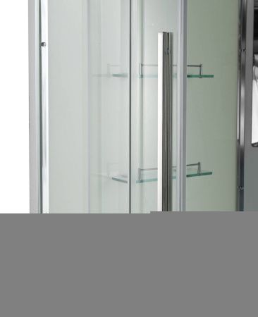 Душевая кабина AvaCan EM EM5080NT 80х80 четверть круга без крыши ориентация универсальная