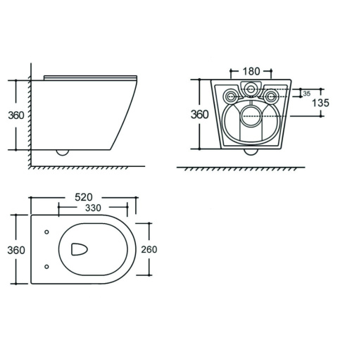 Унитаз подвесной Logan Tornado 00331866 белый с сиденьем микролифт смыв торнадо - фото 2