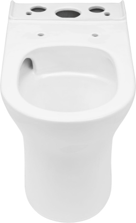 Унитаз напольный с бачком Logan 00342797 белый с сиденьем микролифт безободковый смыв торнадо