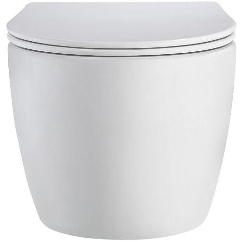 Унитаз подвесной Orange C07-150W белый с сиденьем микролифт смыв торнадо - фото 2