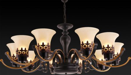 Люстра подвесная Toplight Florence (Флоренце) TL7490D-08BL