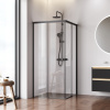Душевой уголок Am.Pm X-joy W94G-403-9090-BТ1К 89х89 стекло прозрачное профиль черный матовый без поддона