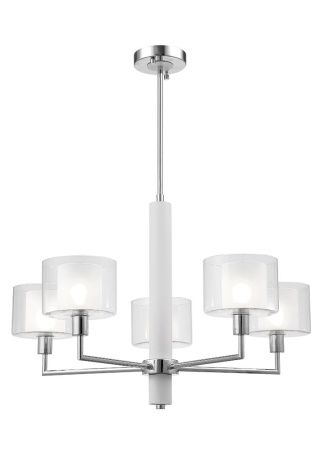 Люстра на штанге Crystal Lux Maestro (Маестро) MAESTRO SP-PL5 CHROME