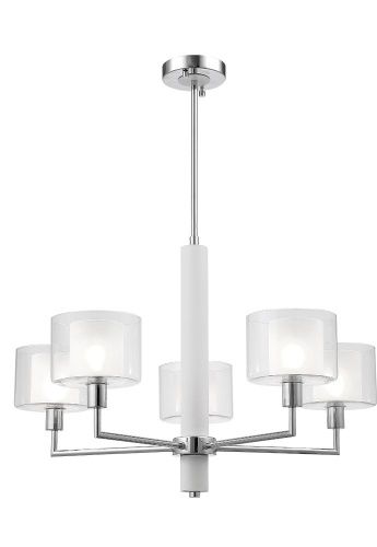 Люстра на штанге Crystal Lux Maestro (Маестро) MAESTRO SP-PL5 CHROME - фото 2