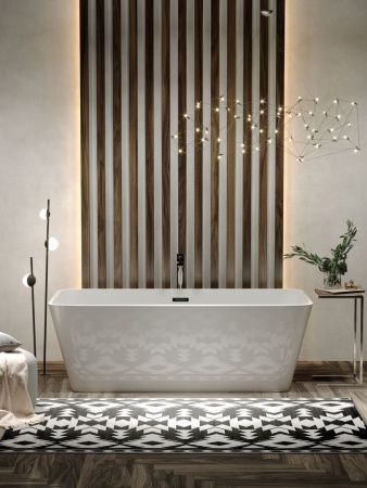 Ванна акриловая Sancos Dama FB05 170х80 отдельностоящая прямоугольная с каркасом